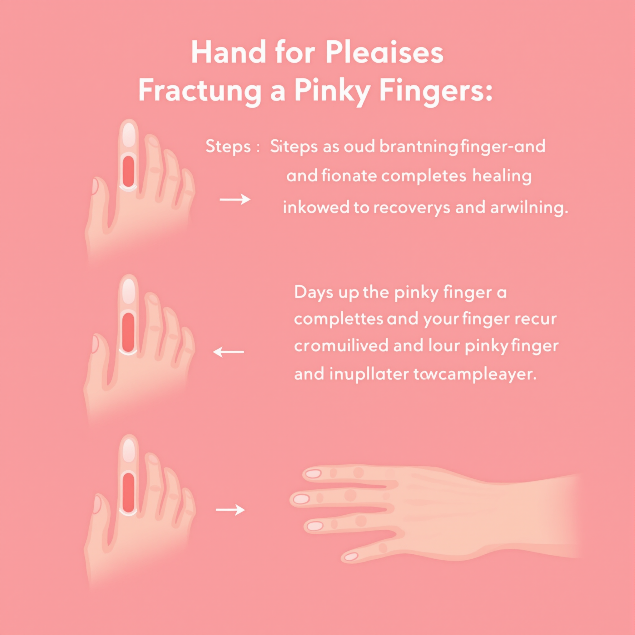 새끼손가락골절