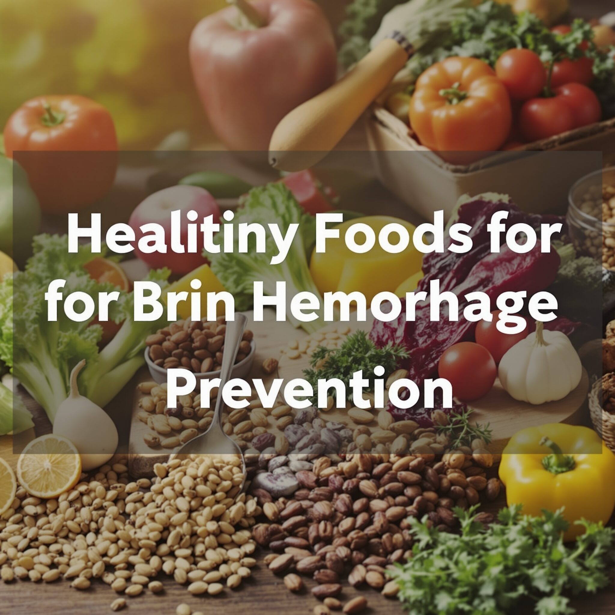 뇌출혈좋은음식